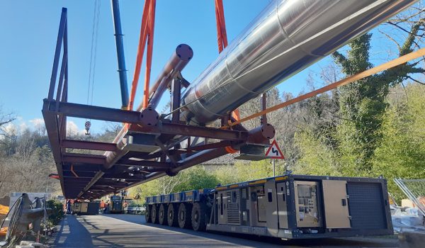Acquedotto dei Sibillini: nel weekend il varo del ponte-tubo. Modifiche alla SS 78 Picena